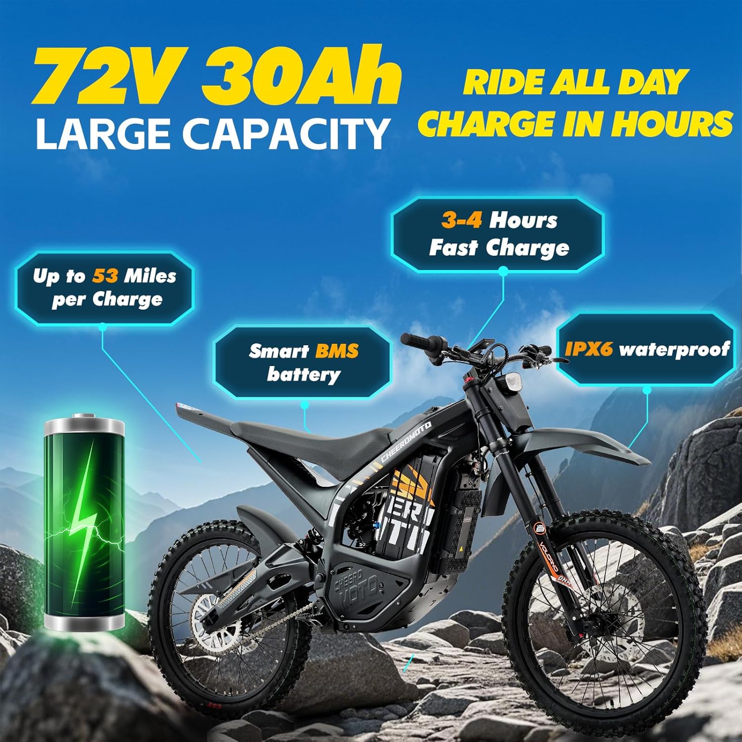 Step-by-step guide for cheerdmoto 72v 8500w electric dirt bike,cheerdmoto electric dirt bike worth it,cheerdmoto 72v electric dirt bike pros cons,should i buy cheerdmoto electric dirt bike,cheerdmoto electric dirt bike vs surron,best 72v electric dirt bike for adults - complete tutorial