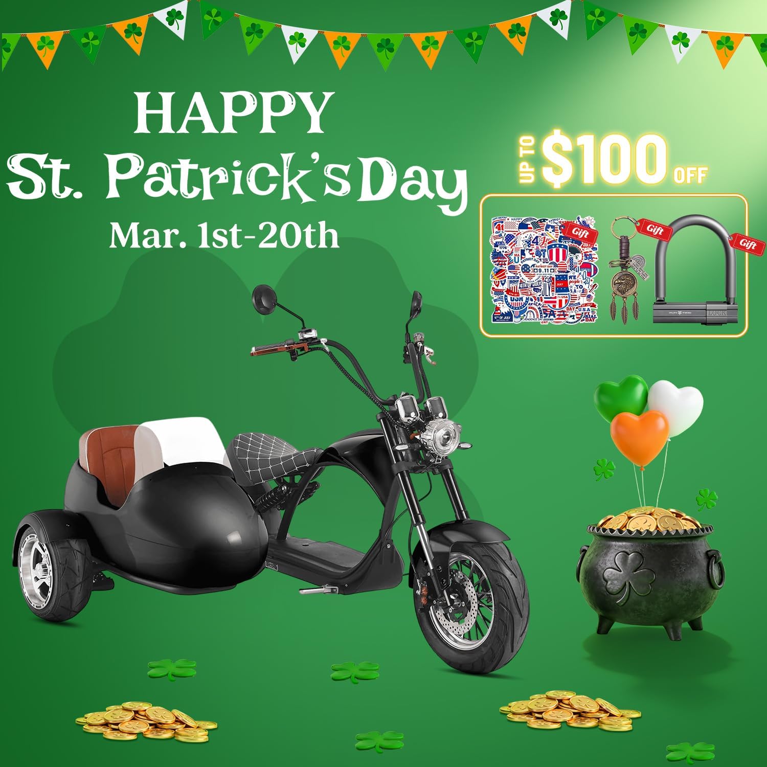 eAhora M1P sidecar electric motorcycle,eAhora M1P pros cons,best sidecar electric motorcycle for adults,eAhora M1P range and speed,should I buy eAhora M1P,3 wheel electric motorcycle with sidecar unboxing and complete package contents