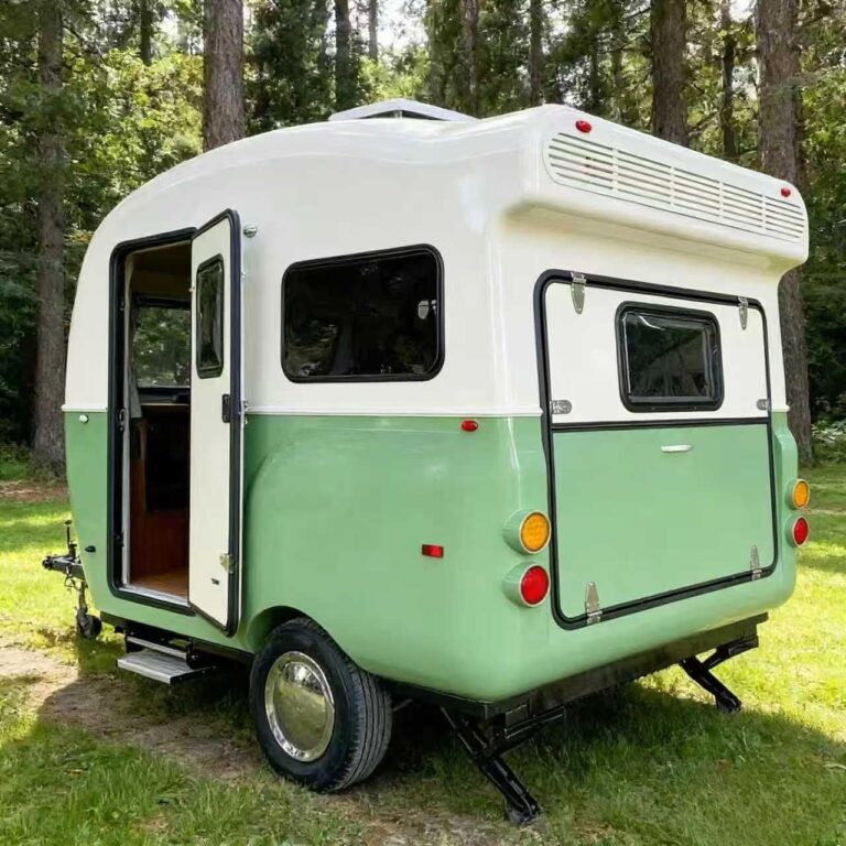 Image 1 of heavy-duty aluminum camper trailer