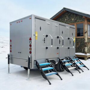 Image 1 of luxury portable restroom trailer