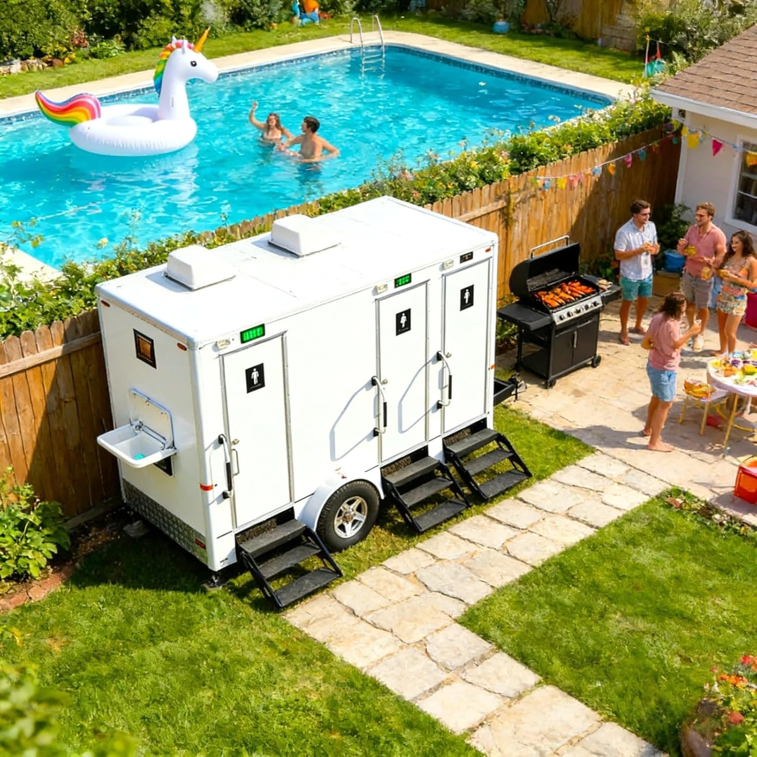 luxury portable restroom trailer,best luxury restroom trailer for events,portable bathroom trailer worth buying,buy portable restroom trailer with shower,luxury mobile restroom trailer pros cons,portable restroom trailer for rental business unboxing and complete package contents