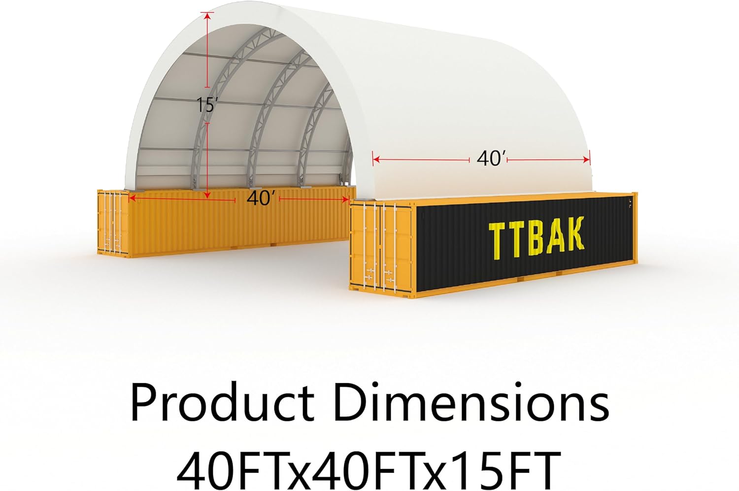 shipping container roof kit worth it,should I buy a shipping container canopy,best shipping container shelter,TTBKA canopy pros cons,40x40 container roof kit,double truss shelter worth buying unboxing and complete package contents